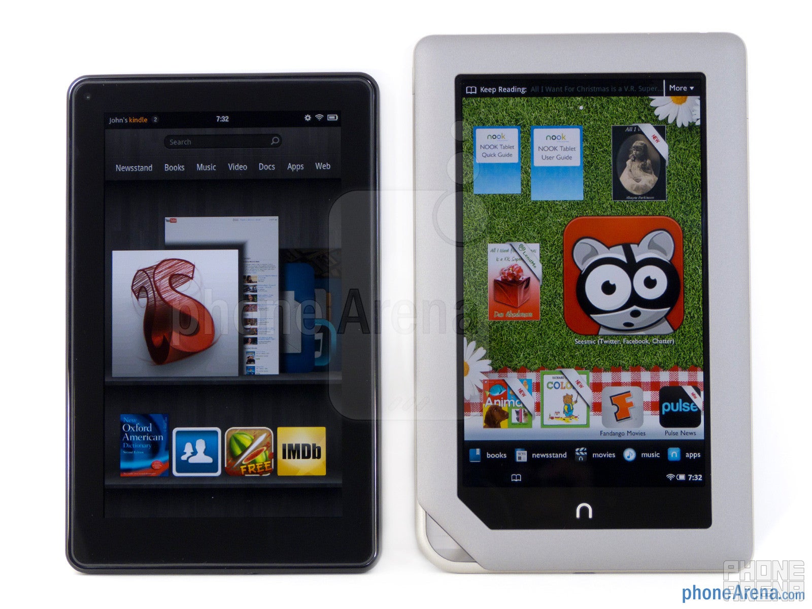 Amazon Kindle Fire vs NOOK Tablet