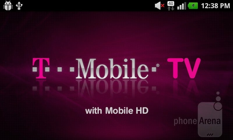 Puoi riprodurre video preregistrati o trasmettere in streaming i canali TV in diretta con l'app T-Mobile TV HD - Recensione di T-Mobile myTouch