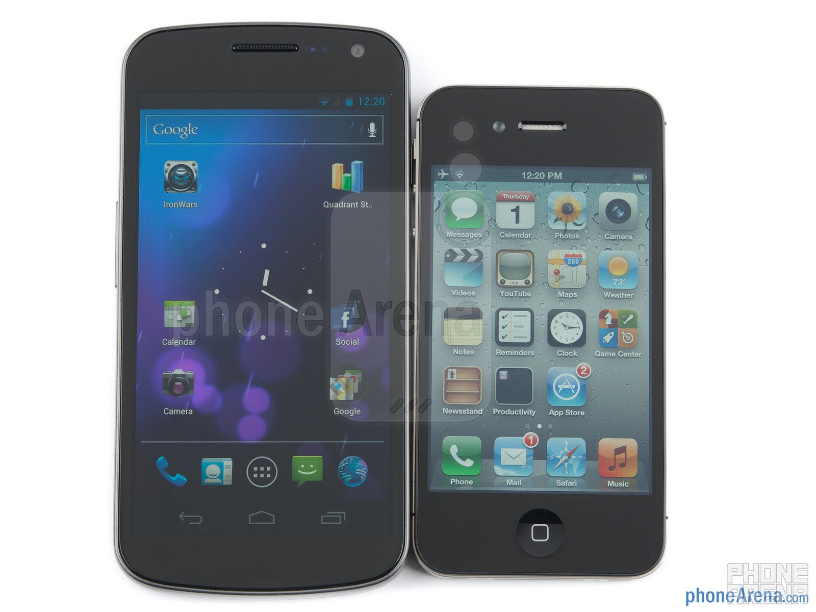 Samsung Galaxy Nexus vs Apple iPhone 4S