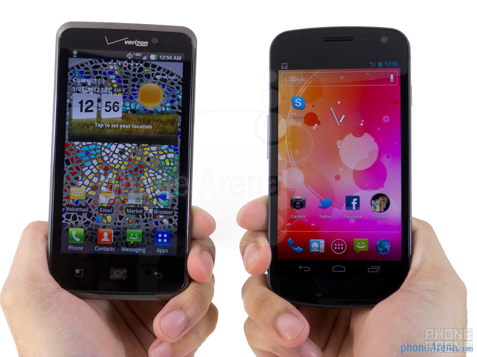 LG Spectrum vs Samsung Galaxy Nexus