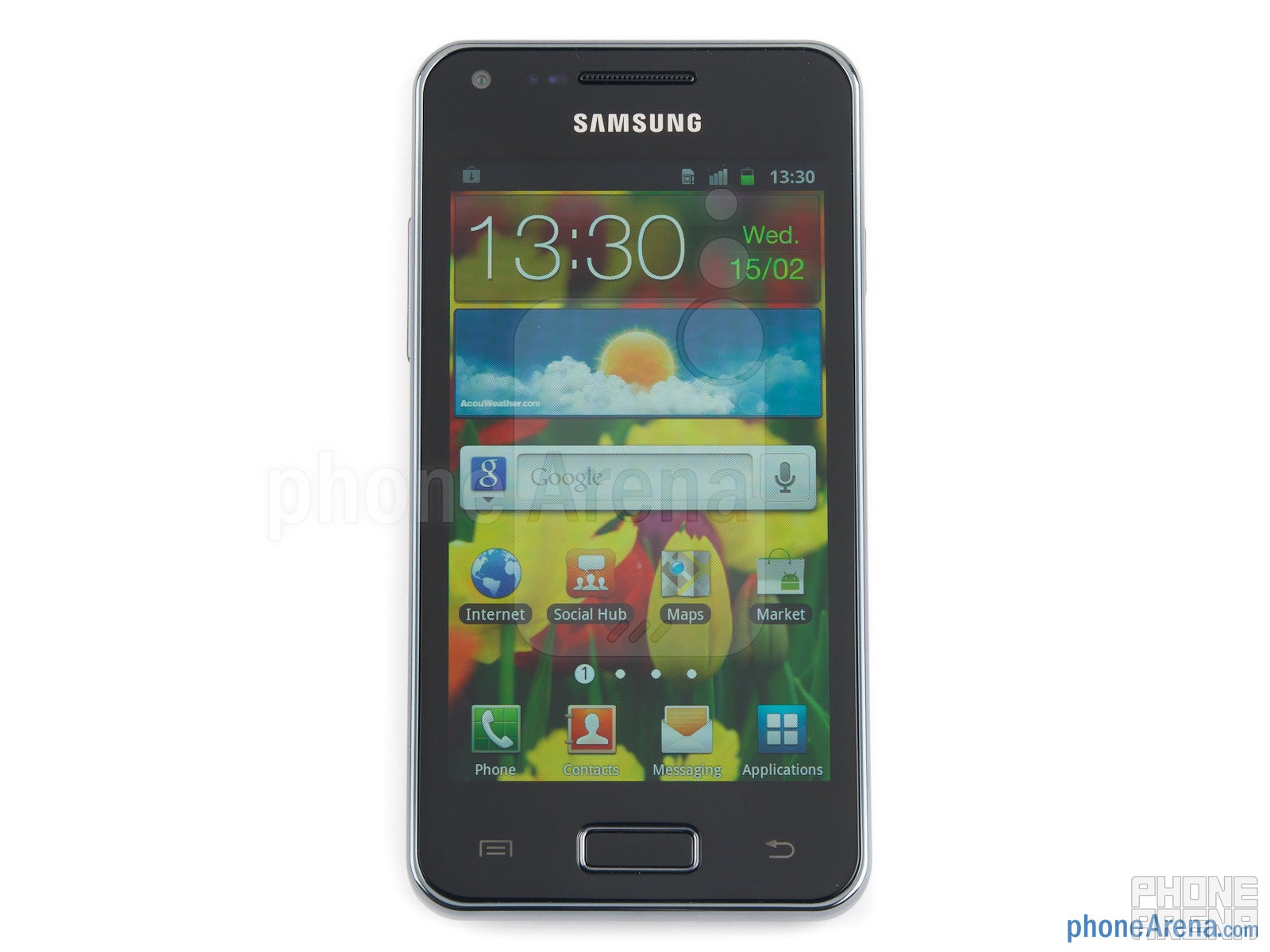 The 4-inch display - Samsung Galaxy S Advance Preview