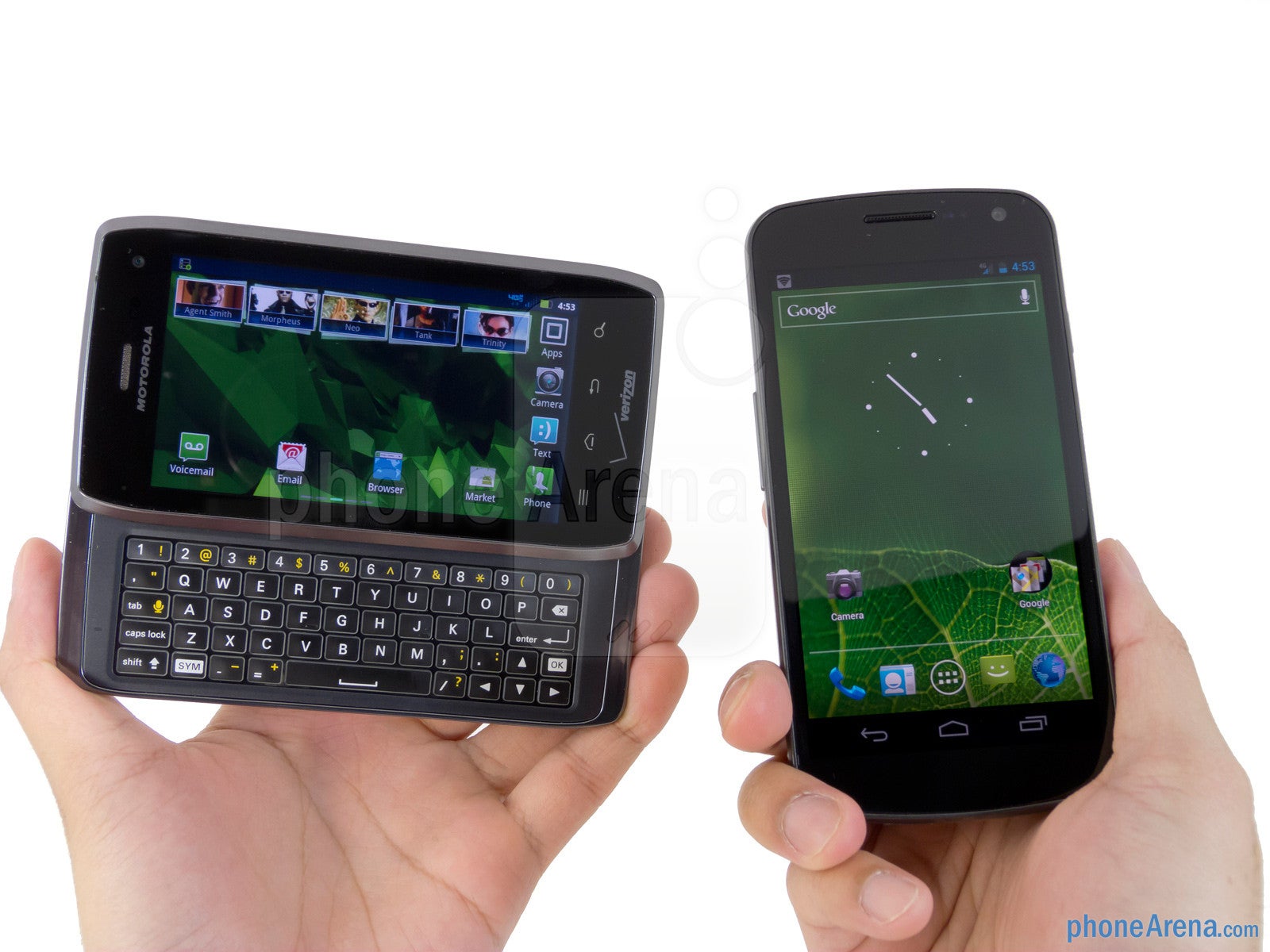 Motorola DROID 4 vs Samsung Galaxy Nexus