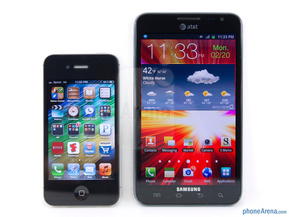 Samsung Galaxy Note LTE vs Apple iPhone 4S