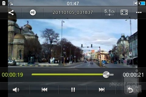 Video player - Samsung Wave Y Review
