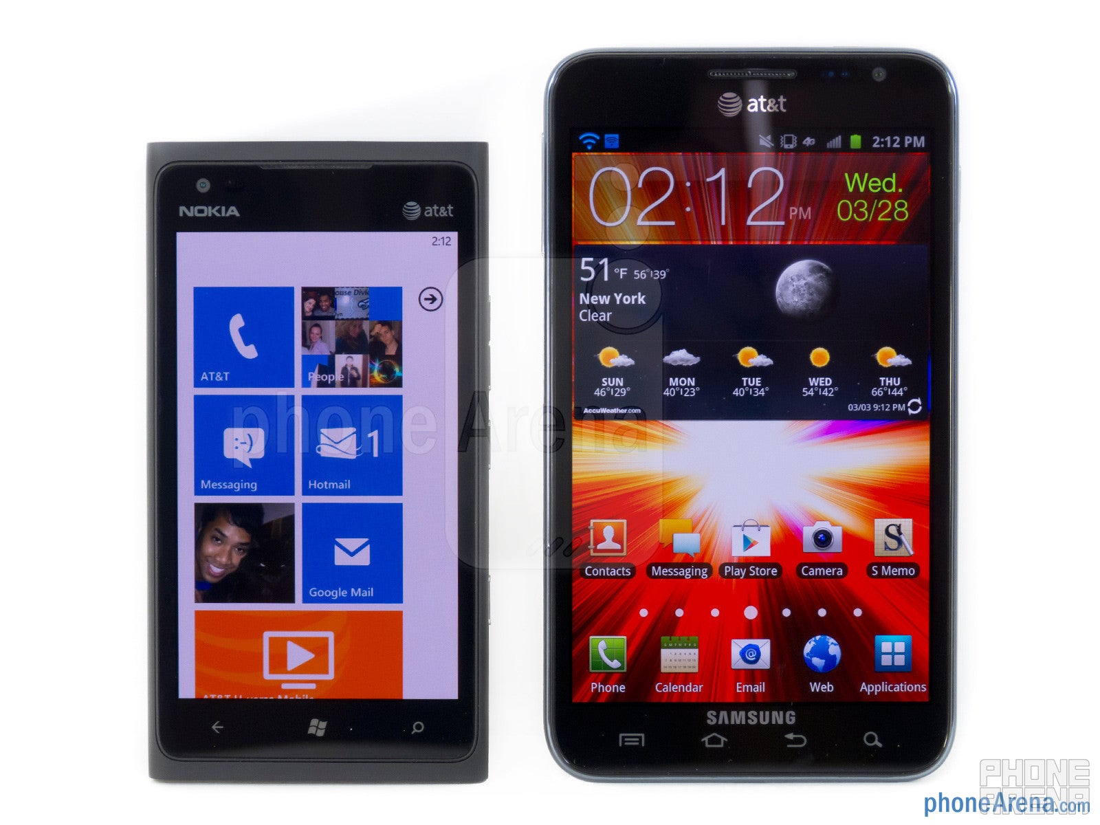 Nokia Lumia 900 vs Samsung Galaxy Note LTE