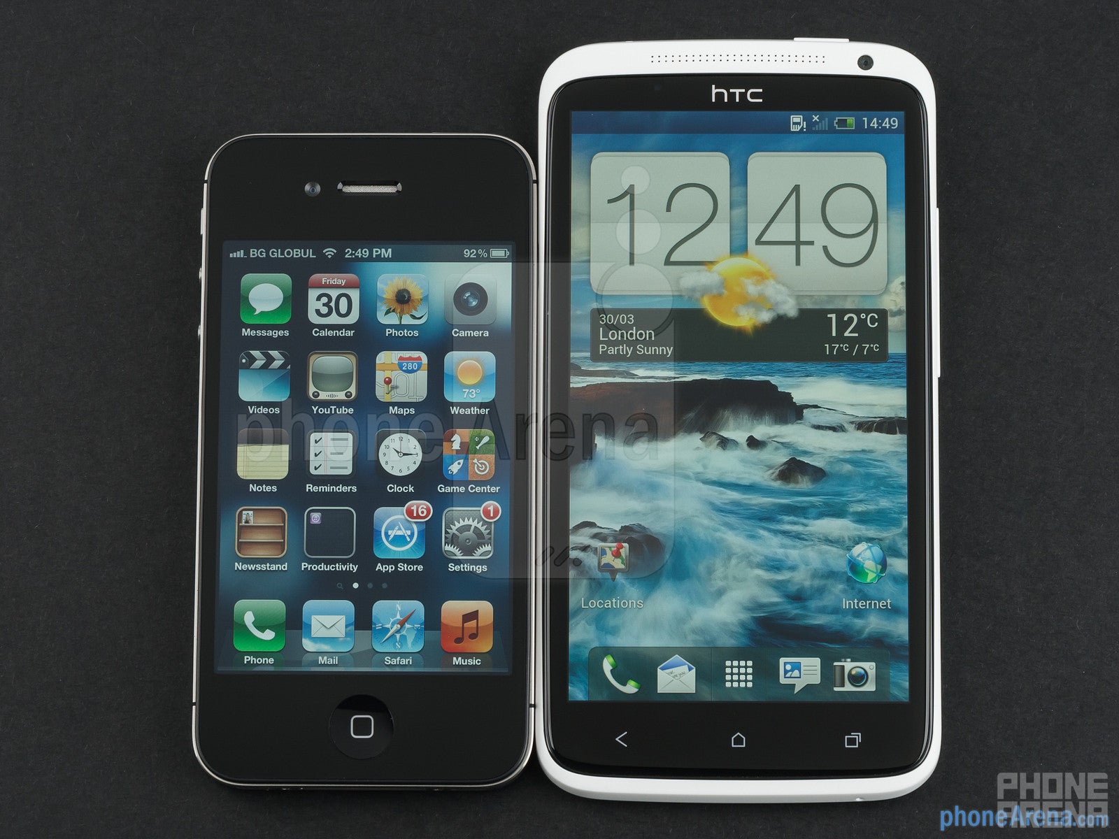 HTC One X vs Apple iPhone 4S