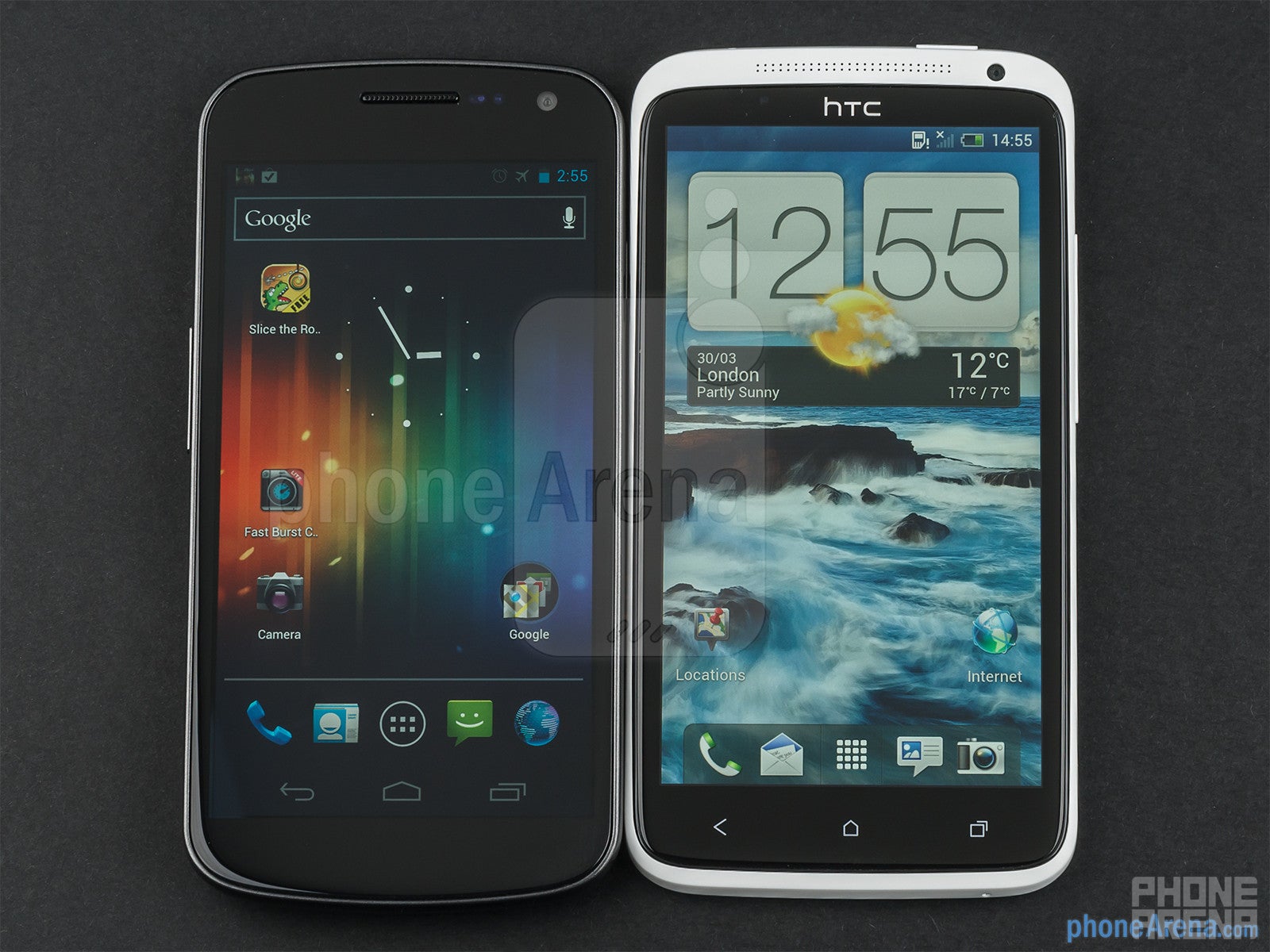 HTC One X vs Samsung Galaxy Nexus