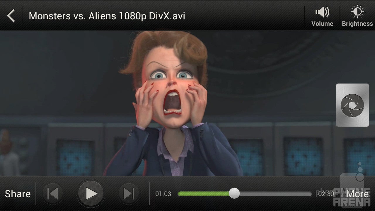 Watching video on the HTC One X&#039;s 4.7&#039;&#039; screen is epic - HTC One X for AT&amp;T Review