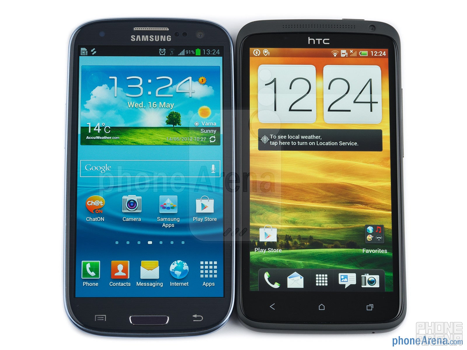 Samsung Galaxy S III vs HTC One X