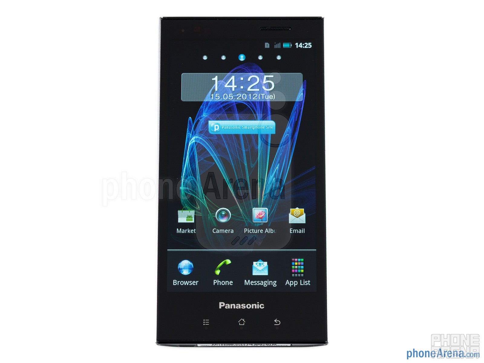The 4.3-inch AMOLED screen - Panasonic ELUGA Review