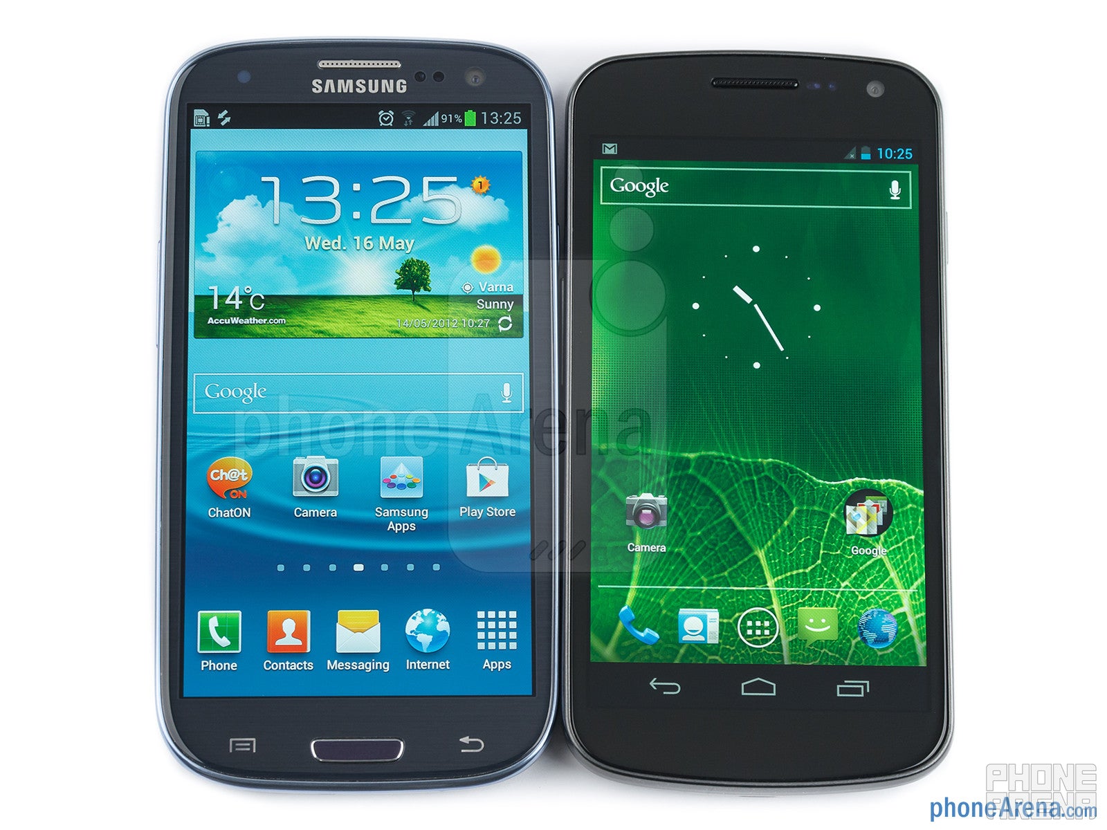 Samsung Galaxy S III vs Samsung Galaxy Nexus