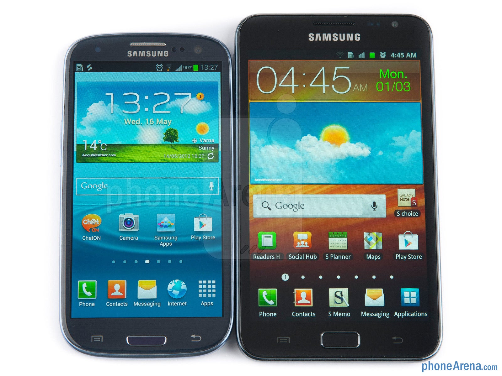 Samsung Galaxy S III vs Samsung Galaxy Note