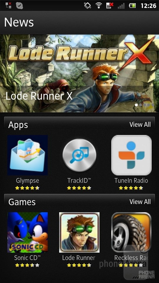 Recommender app - Sony Xperia P Review
