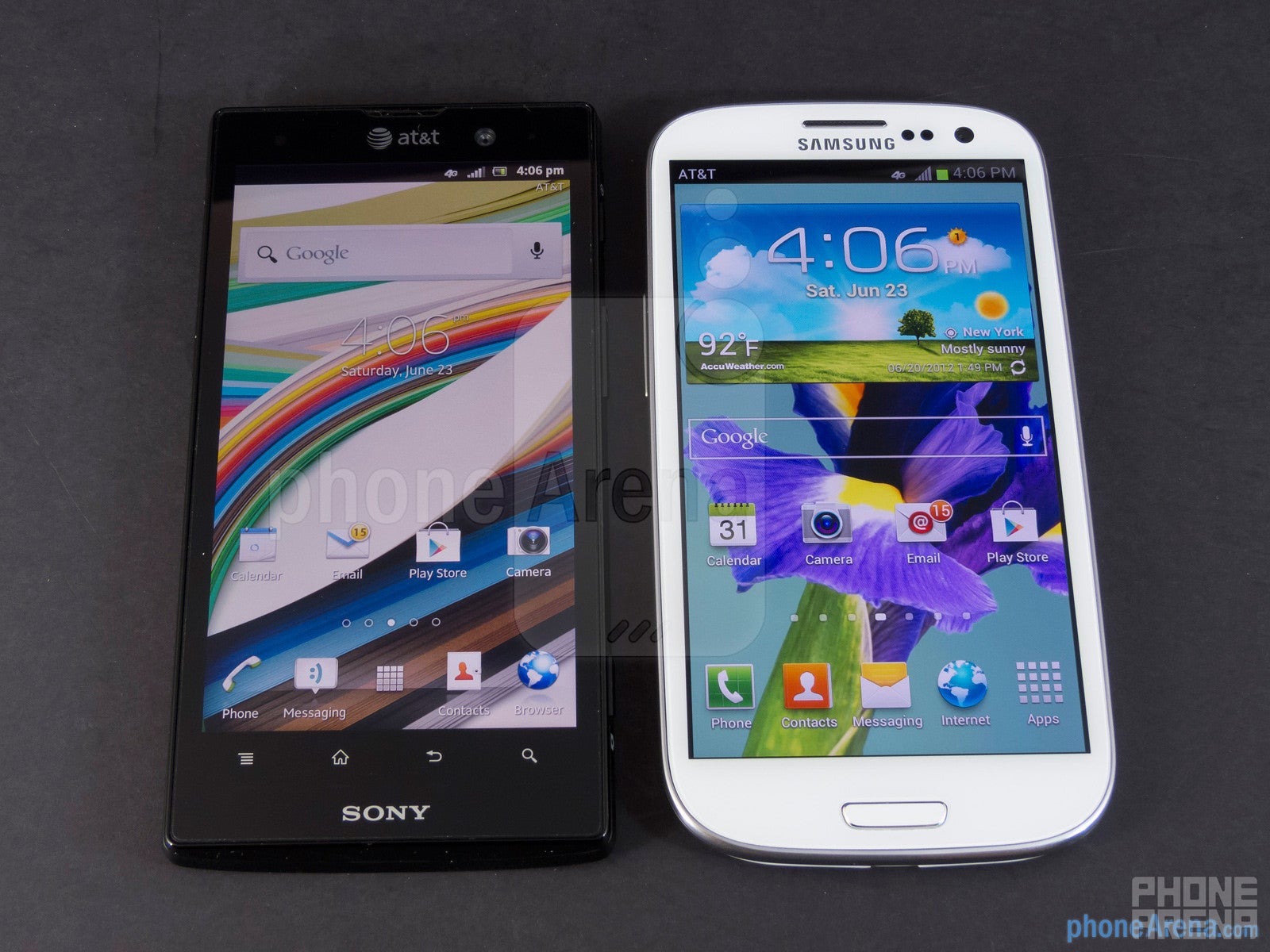 Sony Xperia ion vs Samsung Galaxy S III