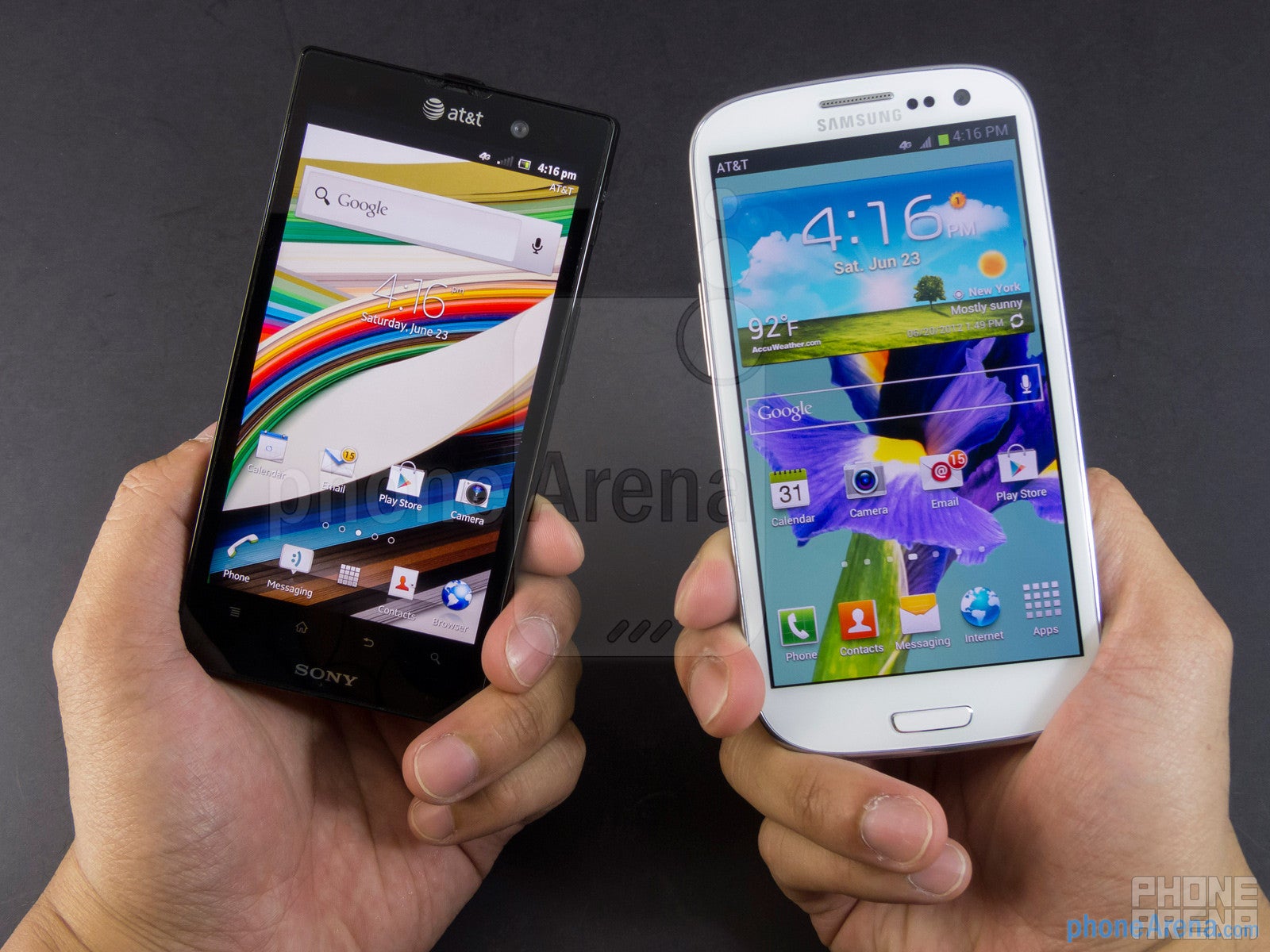 Sony Xperia ion vs Samsung Galaxy S III
