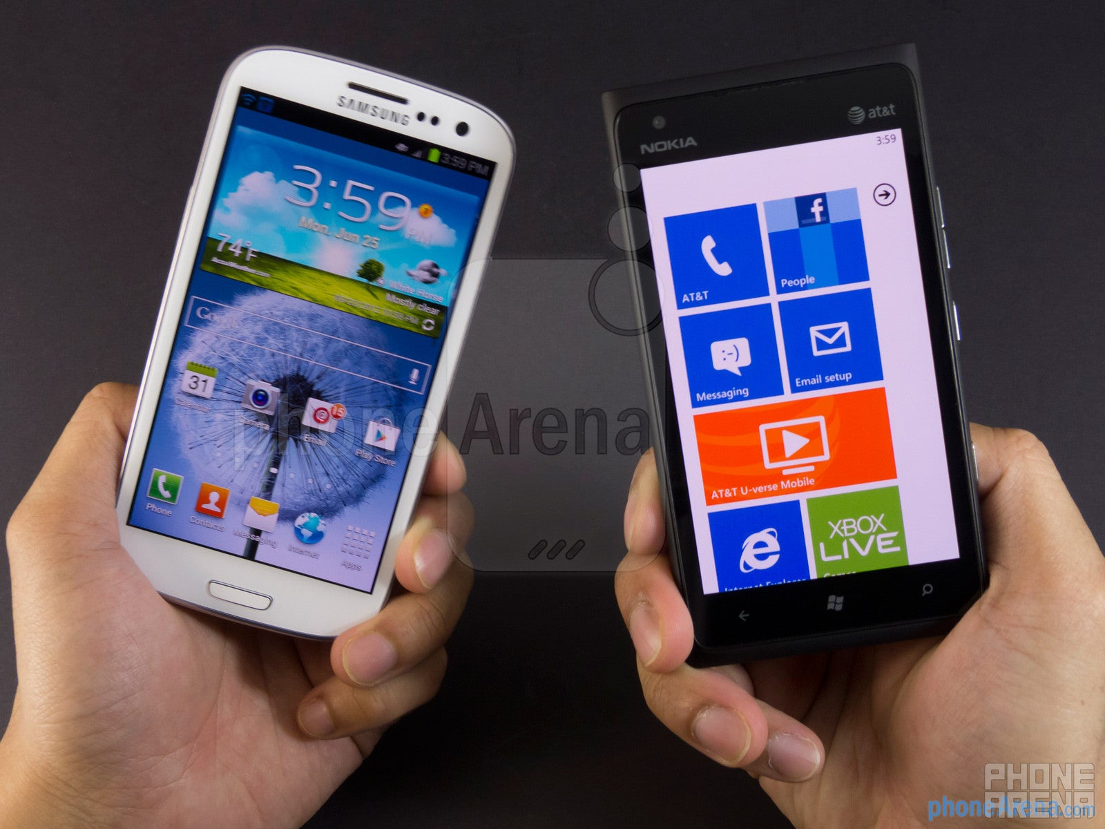 Samsung Galaxy S III vs Nokia Lumia 900