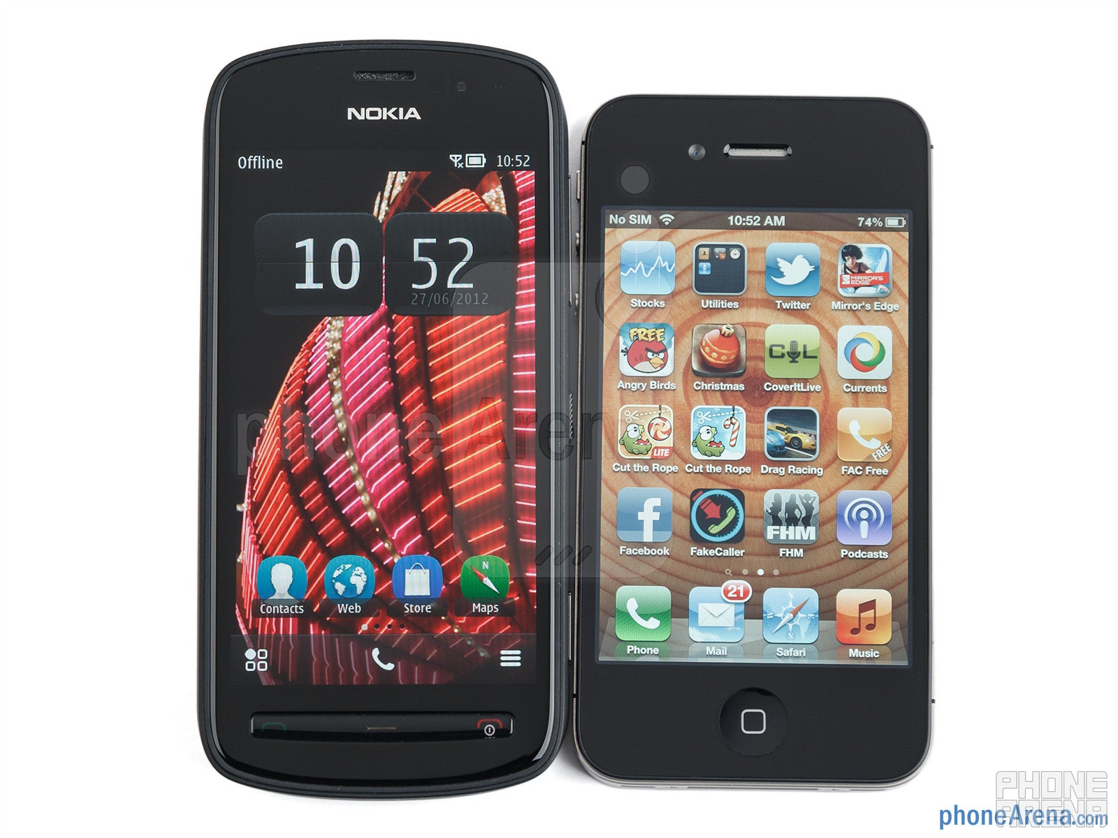 Nokia 808 PureView vs Apple iPhone 4S