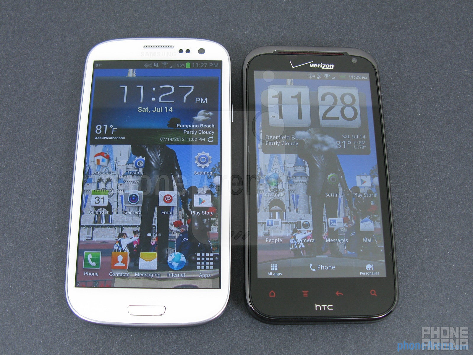 Samsung Galaxy S III vs HTC Rezound