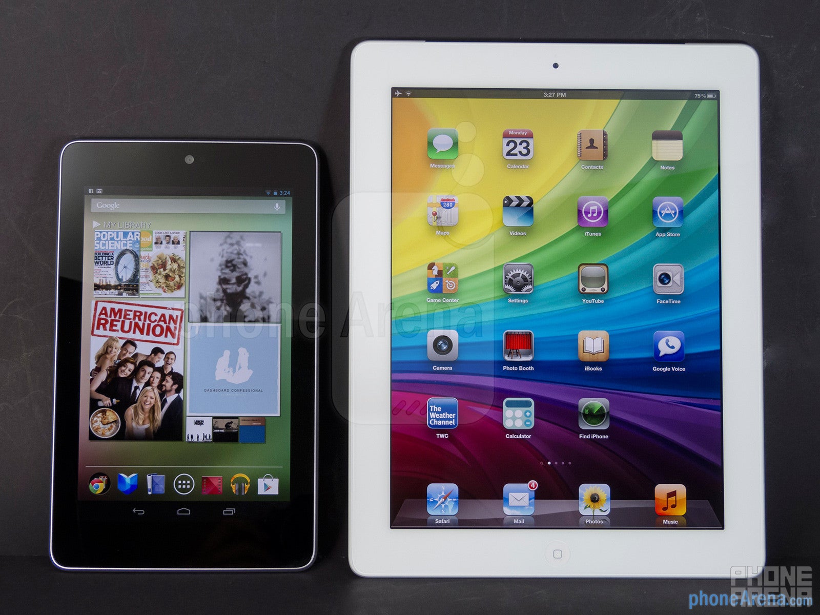 Google Nexus 7 vs Apple iPad 3
