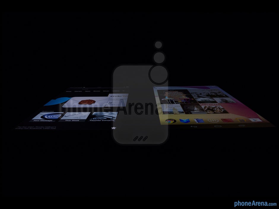 Blickwinkel - FarbproduktionDer Amazon Kindle Fire HD (links) und das Google Nexus 7 (rechts) - Amazon Kindle Fire HD vs Google Nexus 7