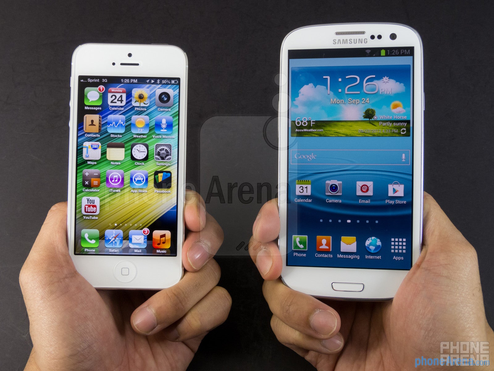 Apple iPhone 5 vs Samsung Galaxy S III