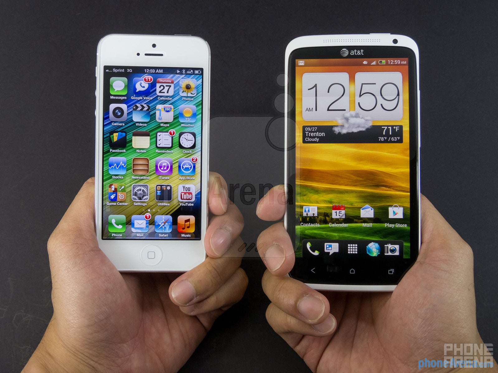 Apple iPhone 5 vs HTC One X