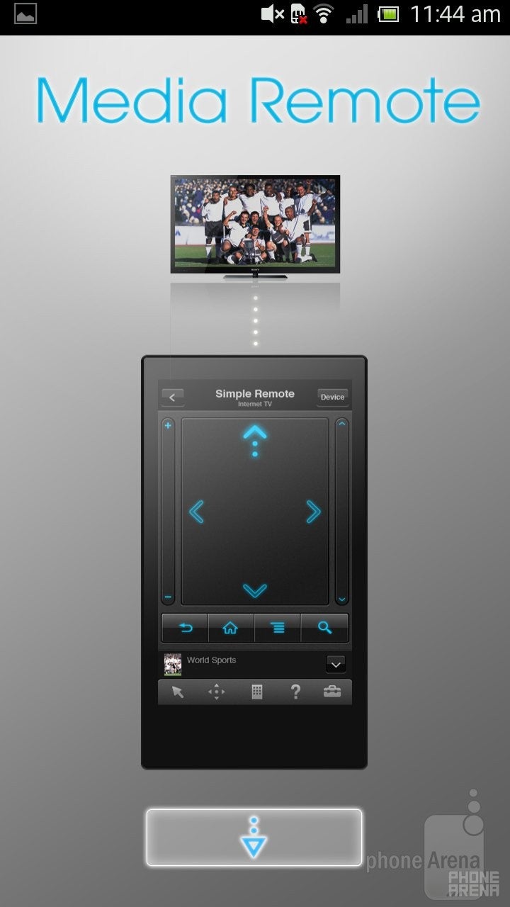 Media Remote - Sony Xperia SL Review
