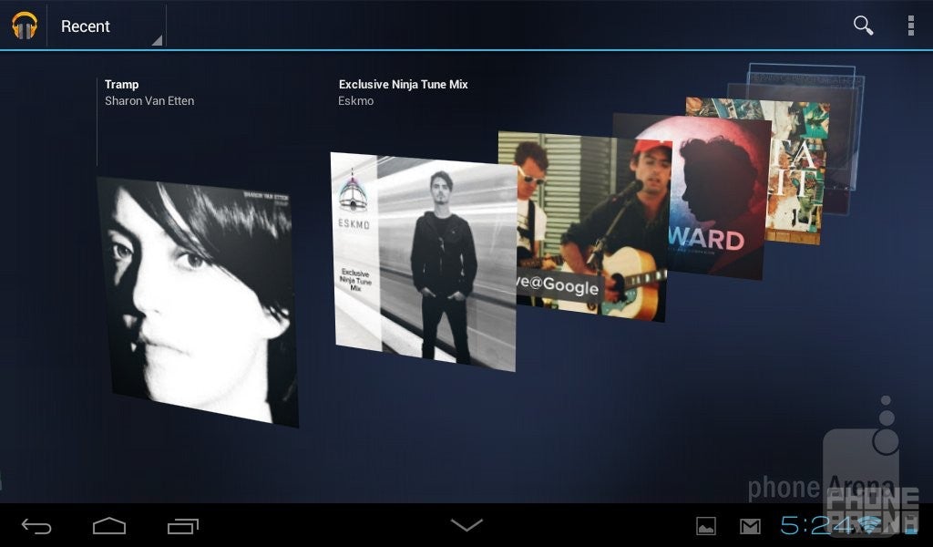 Music player - Huawei MediaPad 7 Lite Review