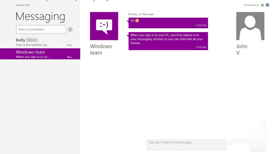 Messaging-App – Microsoft Surface RT Review