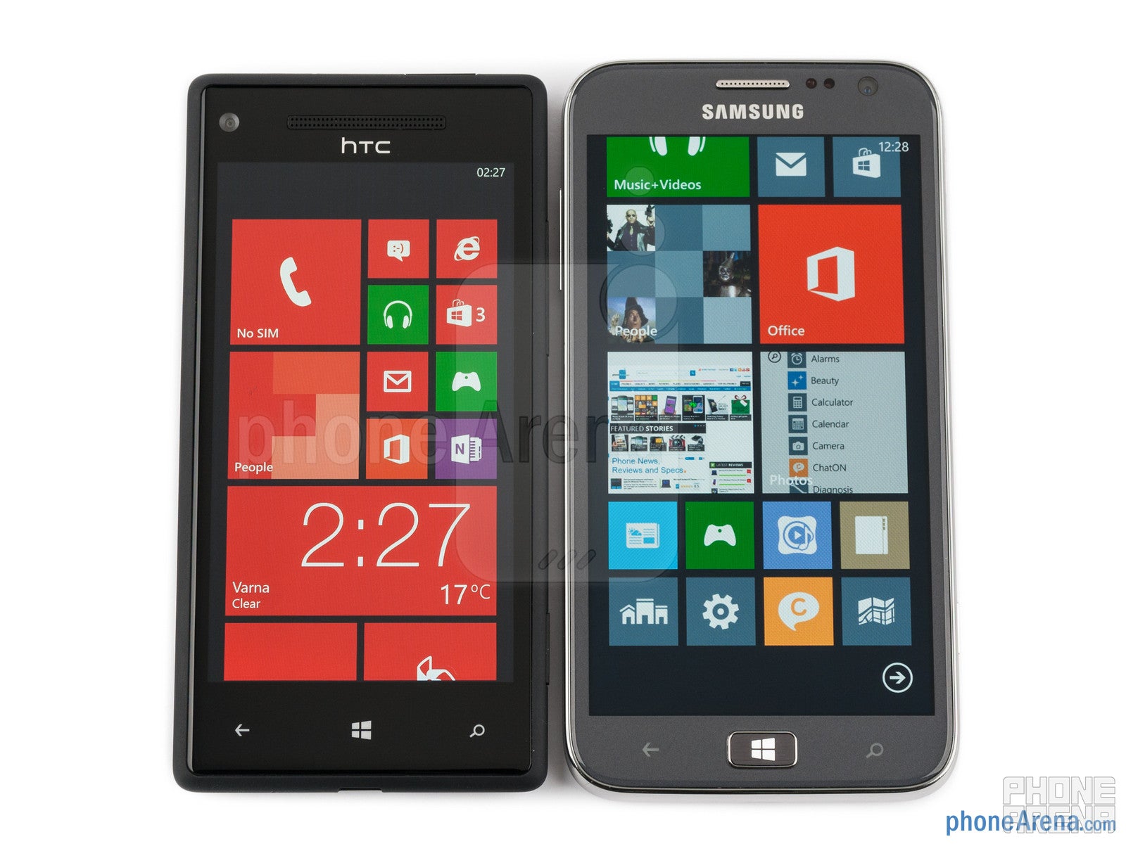 Samsung ATIV S vs HTC Windows Phone 8X