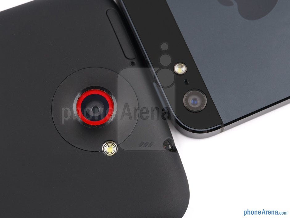 Los disparadores de 8 megapíxeles - HTC One X + vs iPhone 5