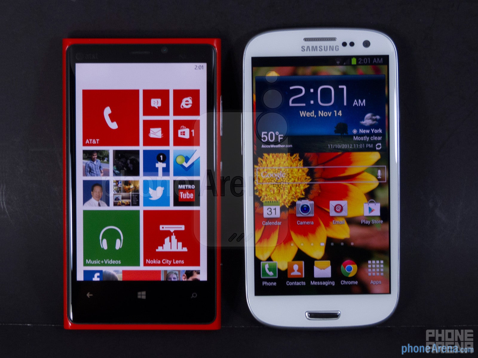 Nokia Lumia 920 vs Samsung Galaxy S III