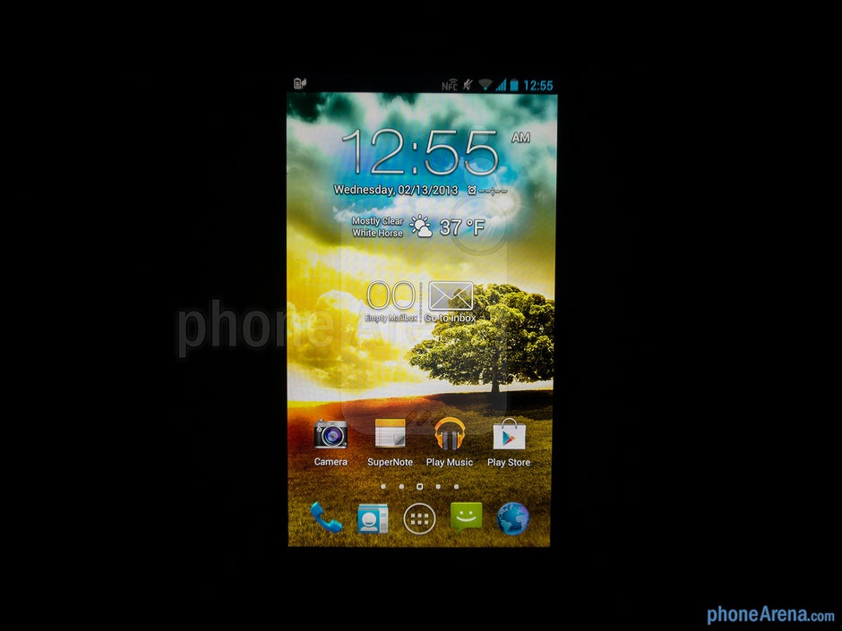 Angoli di visualizzazione dell'Asus Padfone 2 - Recensione Asus Padfone 2