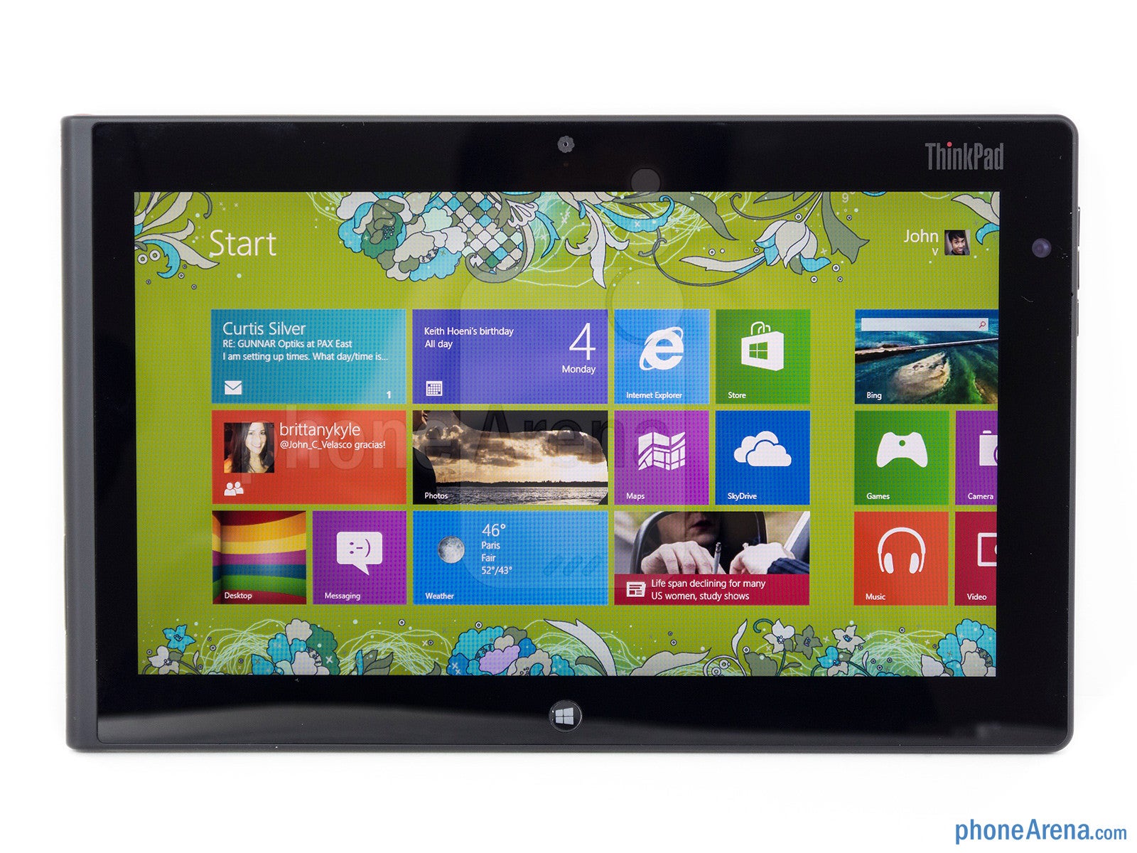 The 10.1-inch display is pleasant enough - Lenovo ThinkPad Tablet 2 Review