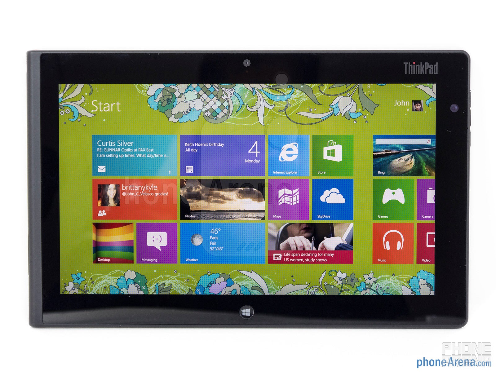 The 10.1-inch display is pleasant enough - Lenovo ThinkPad Tablet 2 Review