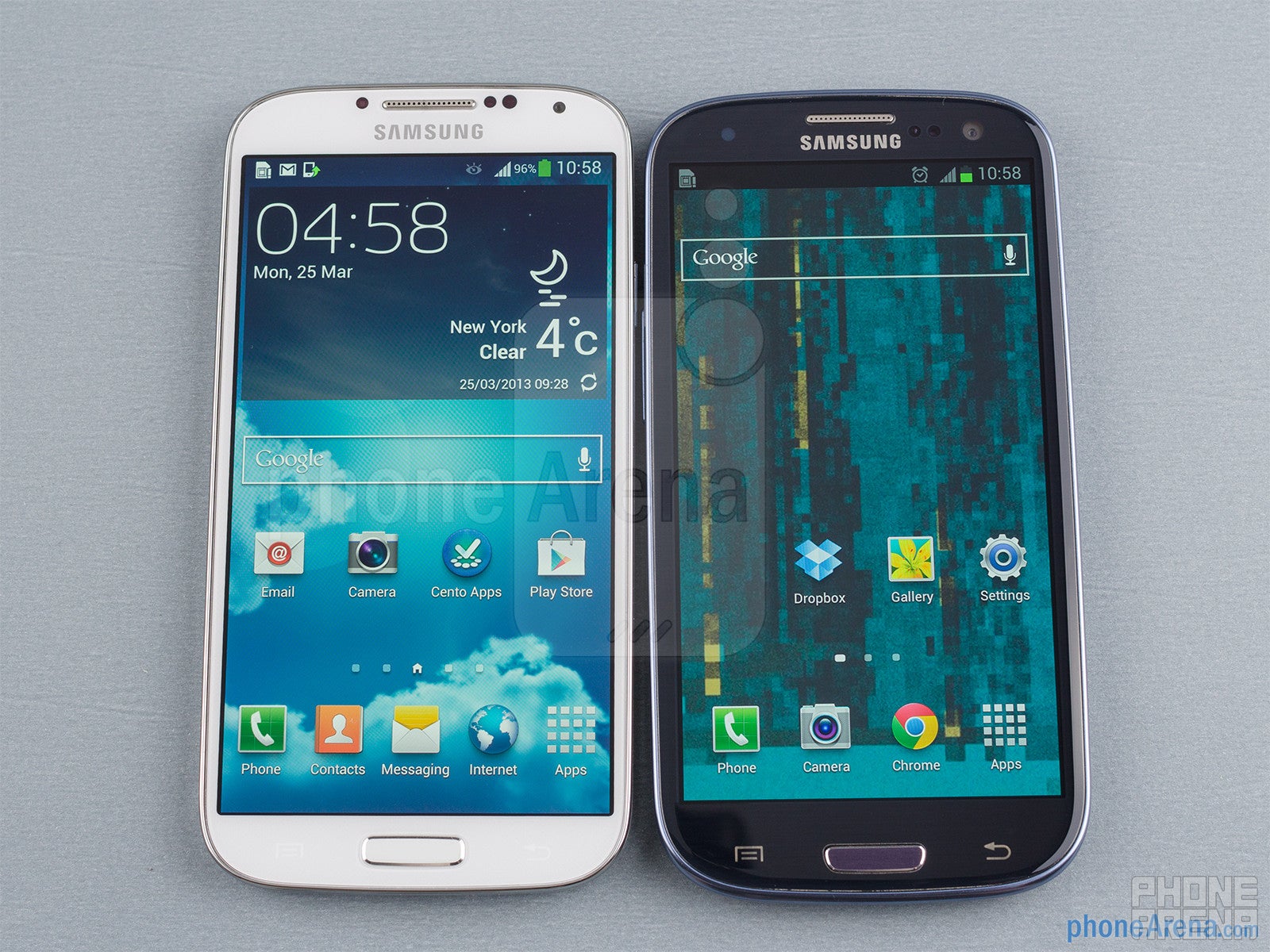 Samsung Galaxy S4 vs Samsung Galaxy S III