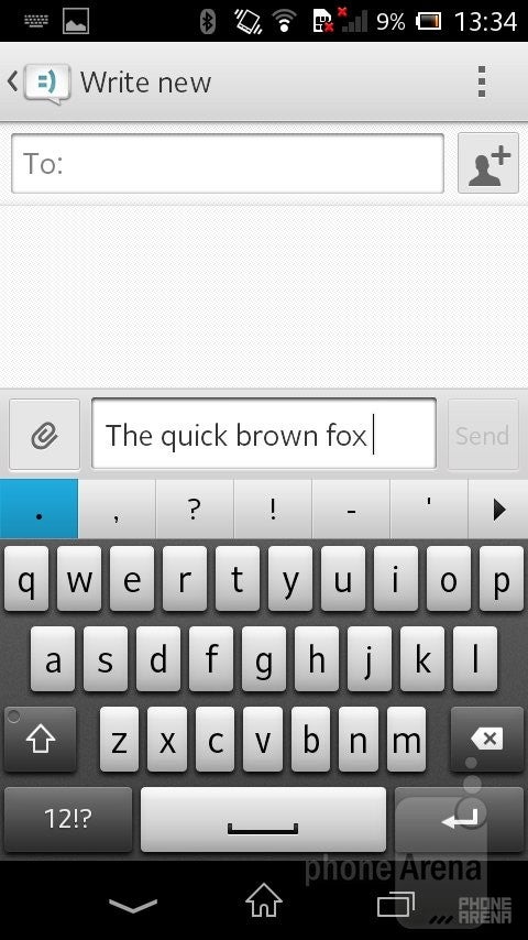 Keyboard - Sony Xperia L Review