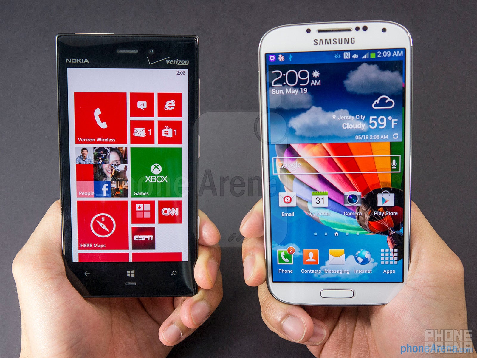 Nokia Lumia 928 vs Samsung Galaxy S4