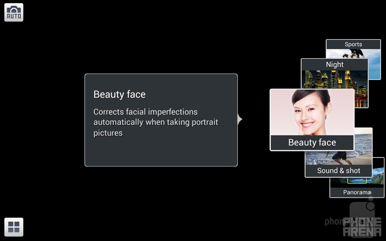 Camera interface - Samsung Galaxy Tab 3 10.1-inch Preview