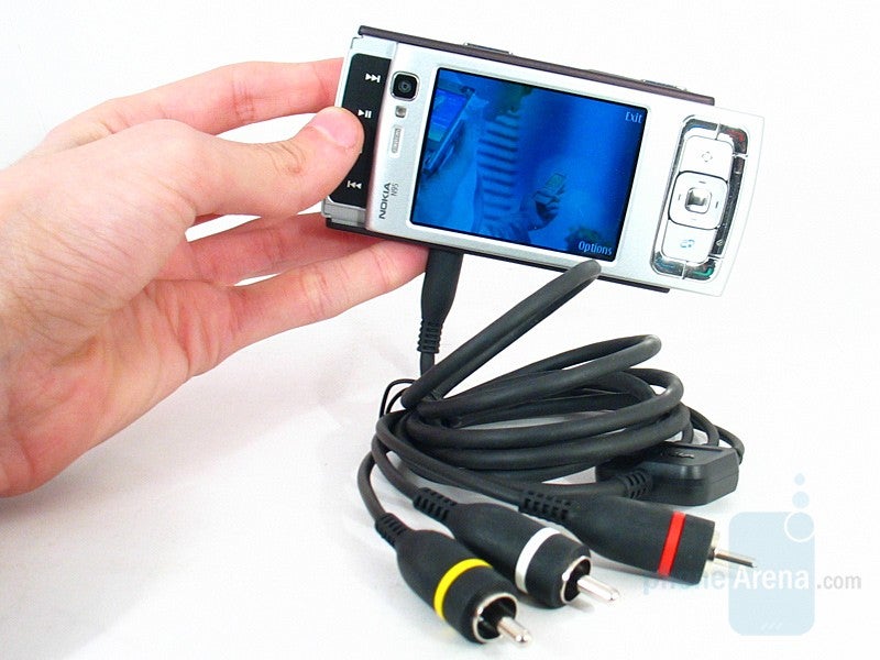 Nokia N95 connected to the TV-cable - Nokia N95 Review