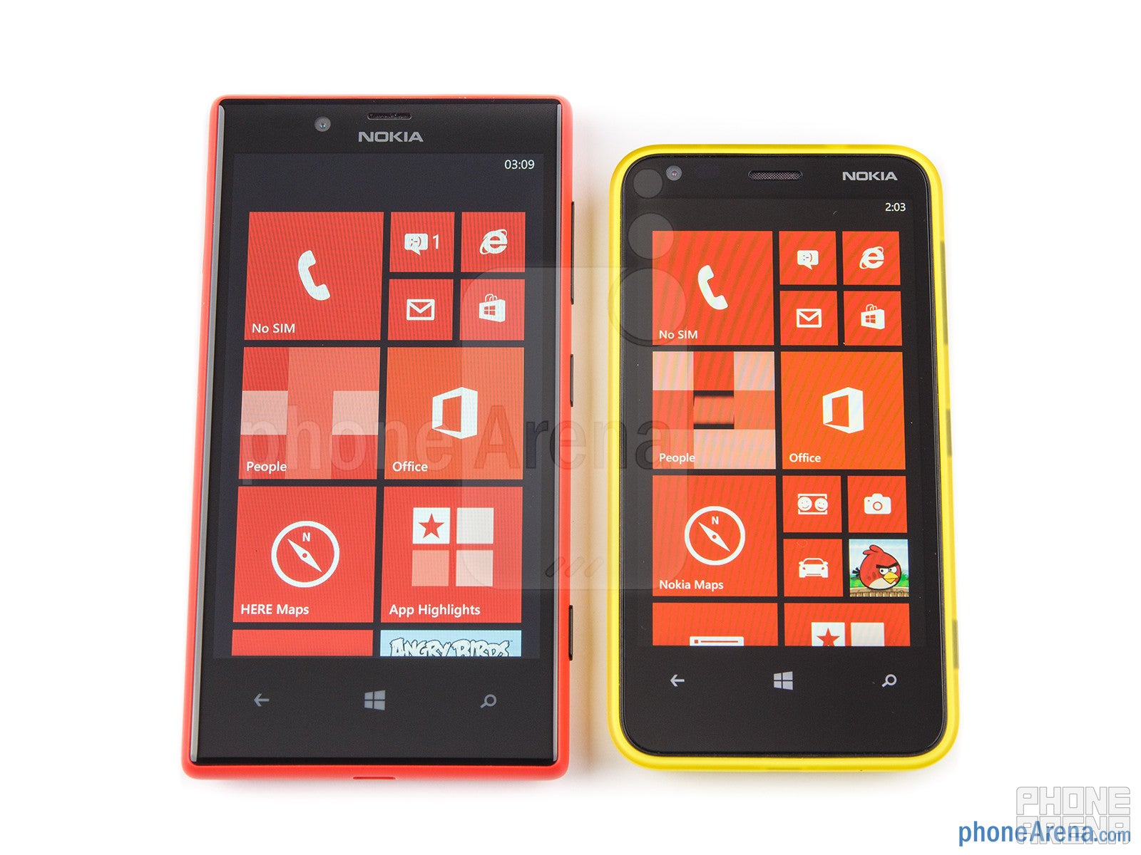 Nokia Lumia 620 vs Nokia Lumia 720