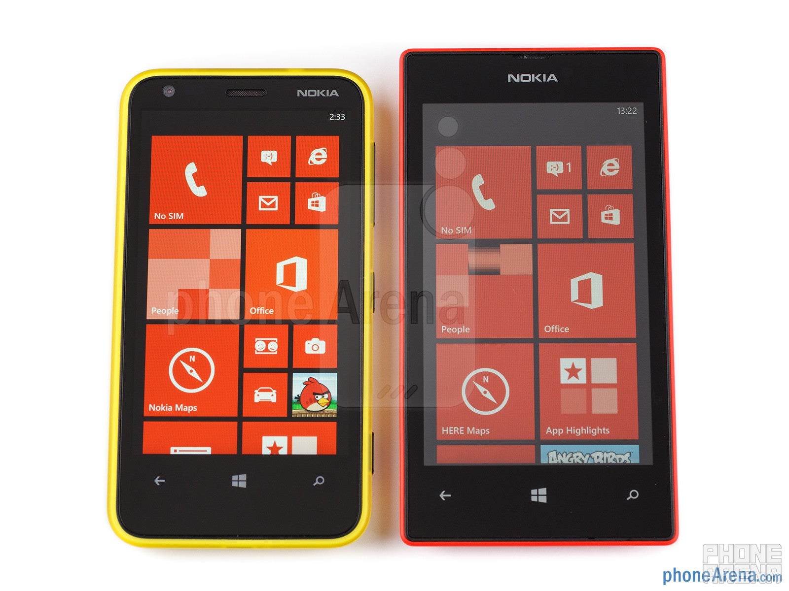 Nokia Lumia 520 vs Nokia Lumia 620