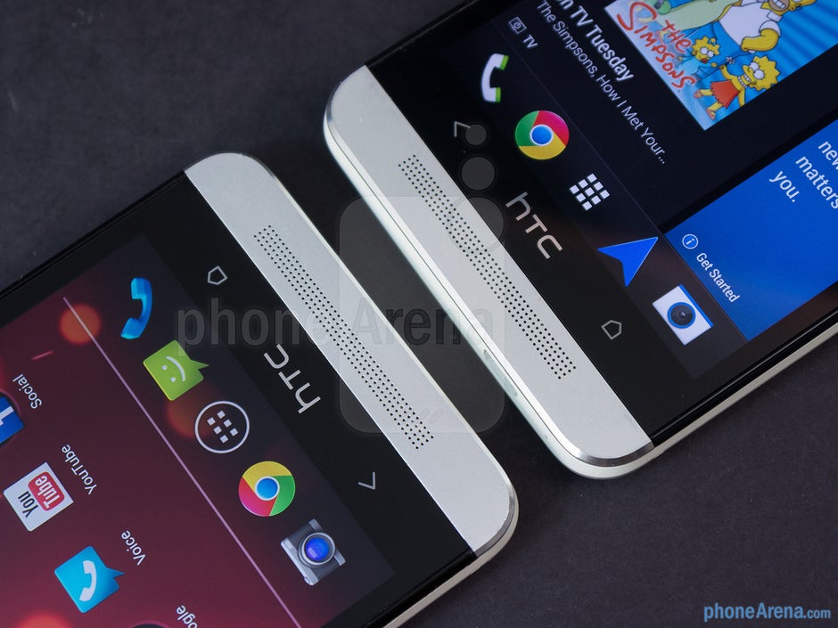  The HTC One Google Play Edition (left) and the HTC One (right) - HTC One Google Play Edition vs HTC One
