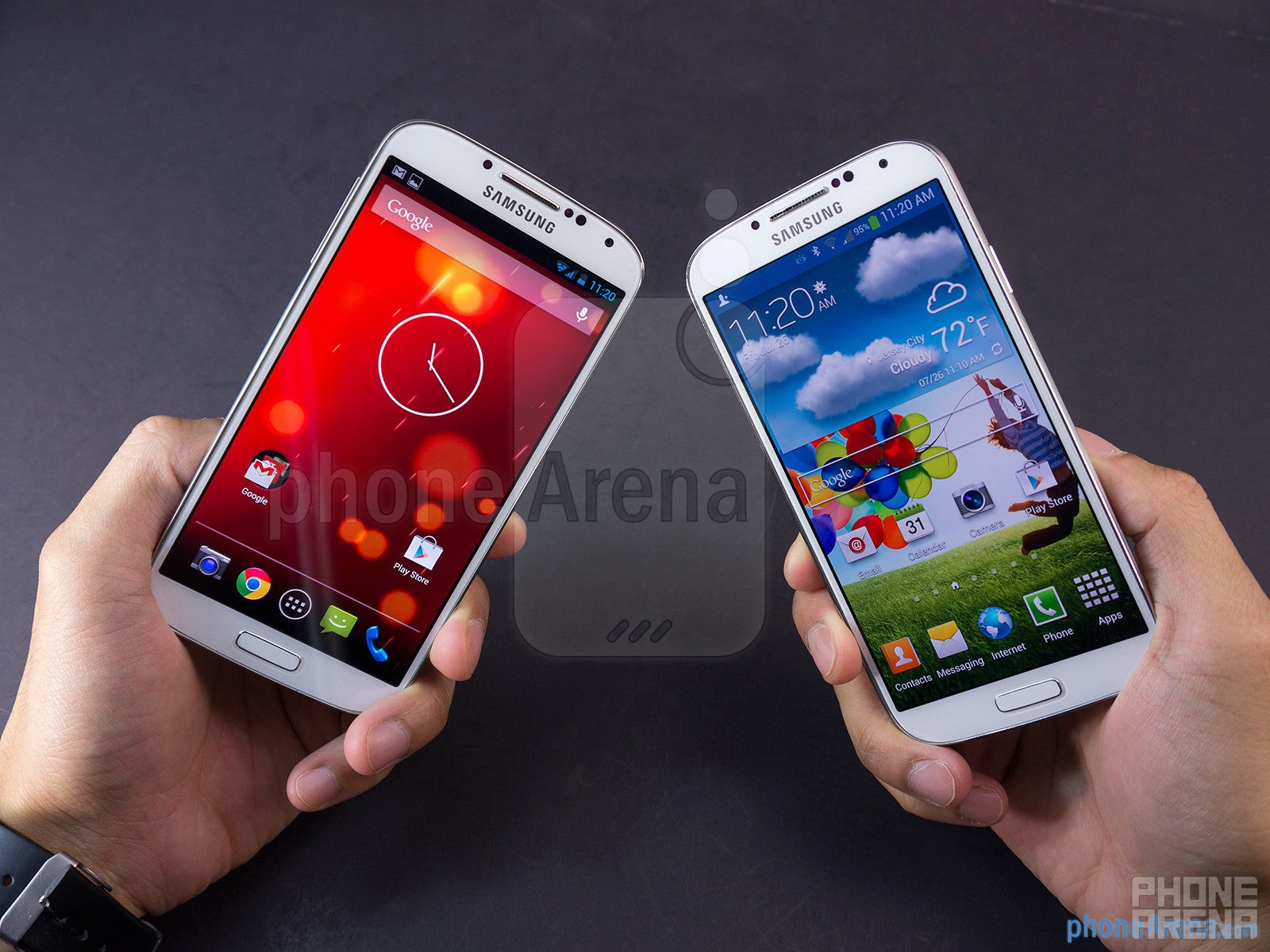 Samsung Galaxy S4 Google Play Edition vs Samsung Galaxy S4