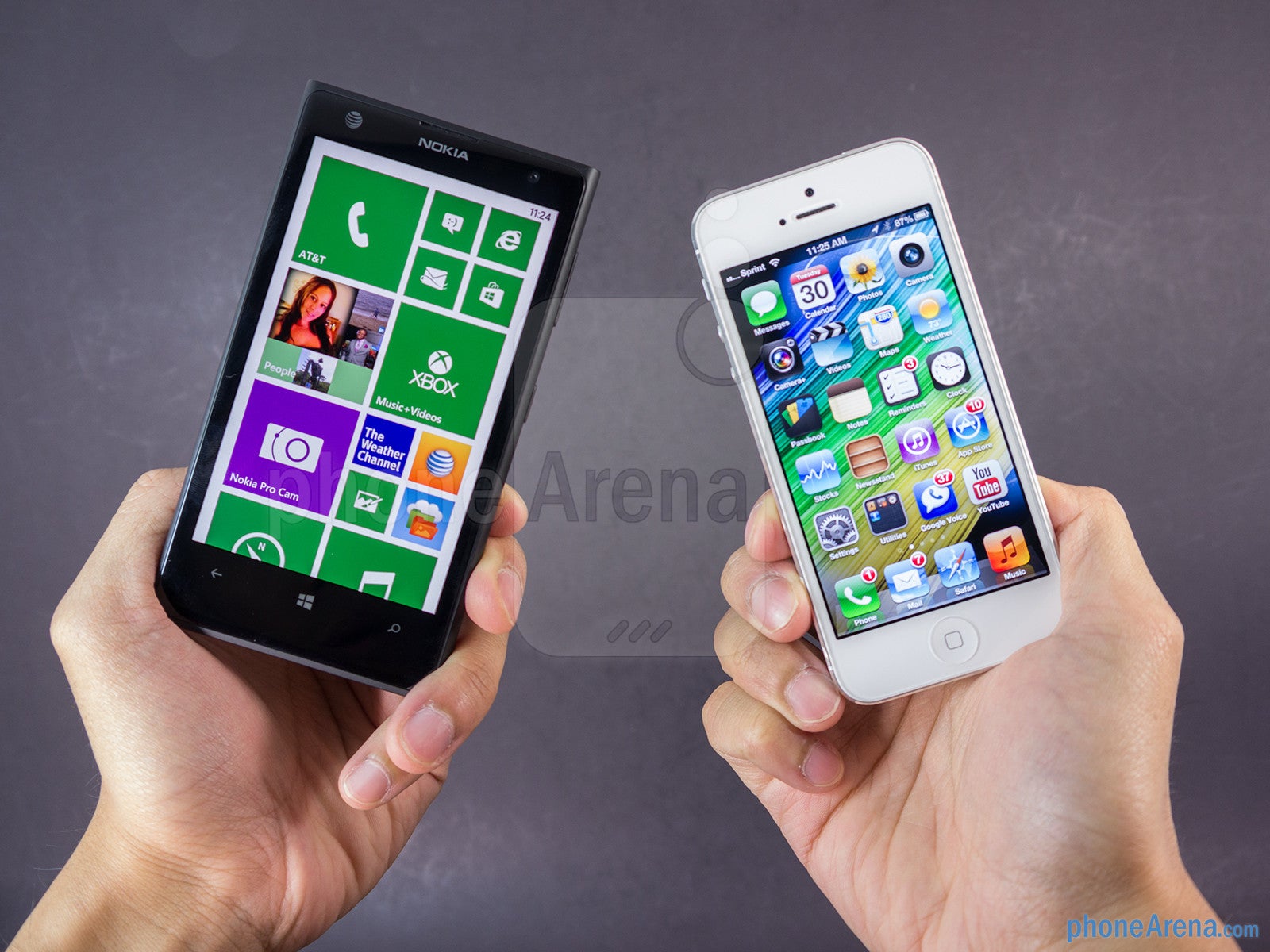 Nokia Lumia 1020 vs Apple iPhone 5