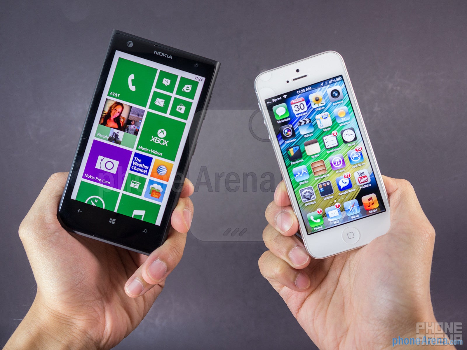 Nokia Lumia 1020 vs Apple iPhone 5