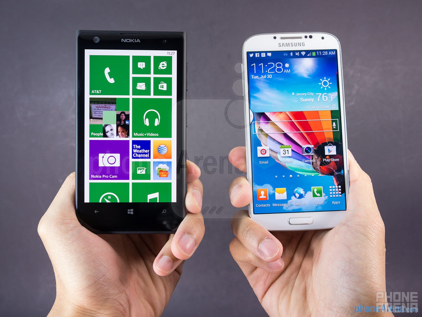 Nokia Lumia 1020 vs Samsung Galaxy S4