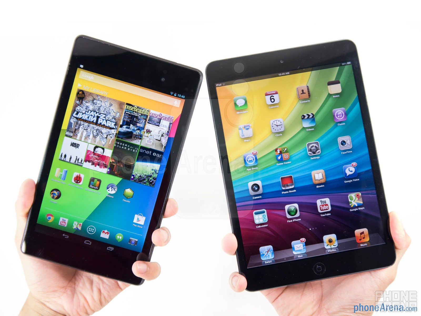 Google Nexus 7 (2013) vs Apple iPad mini