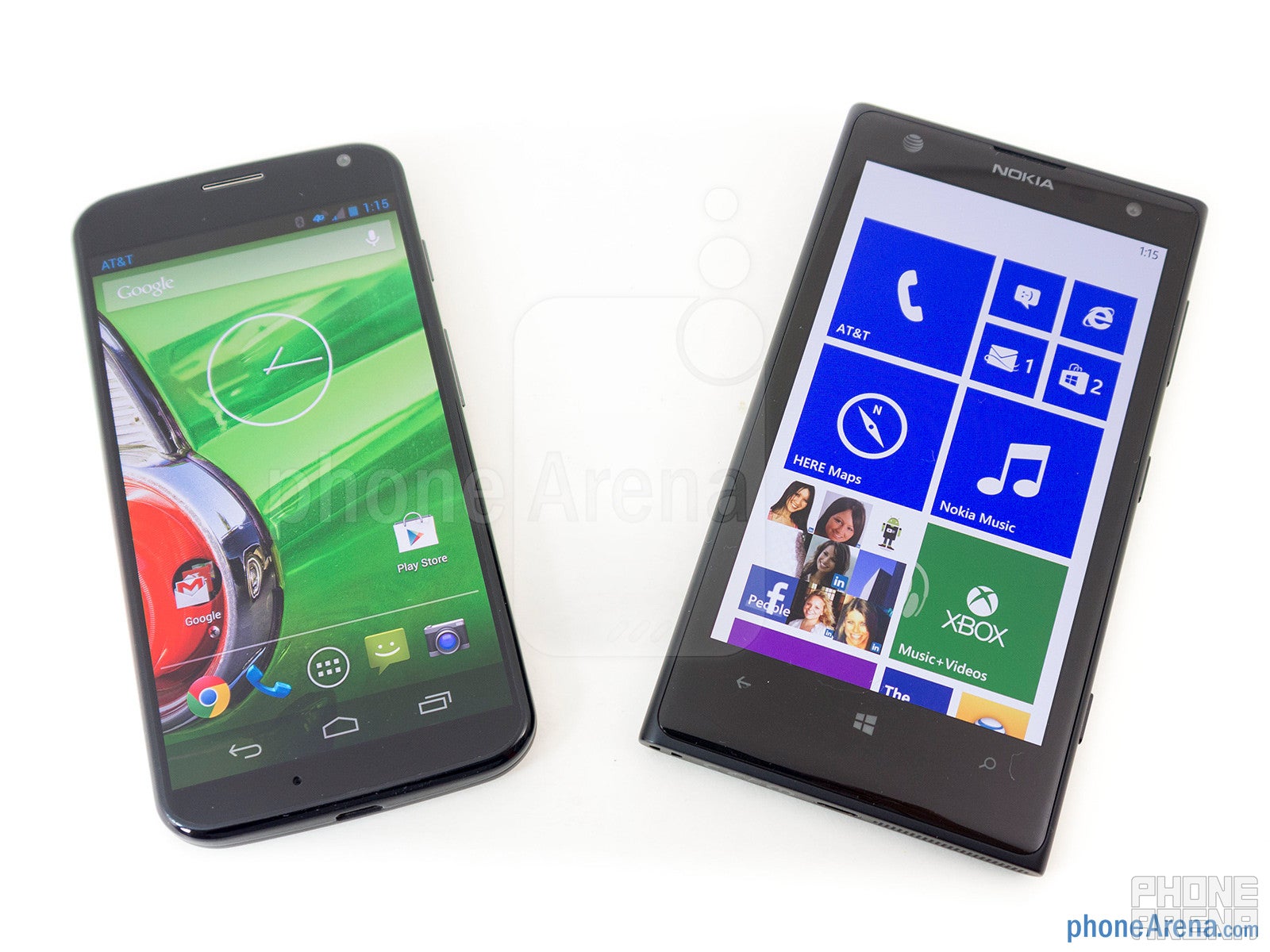 Motorola Moto X vs Nokia Lumia 1020