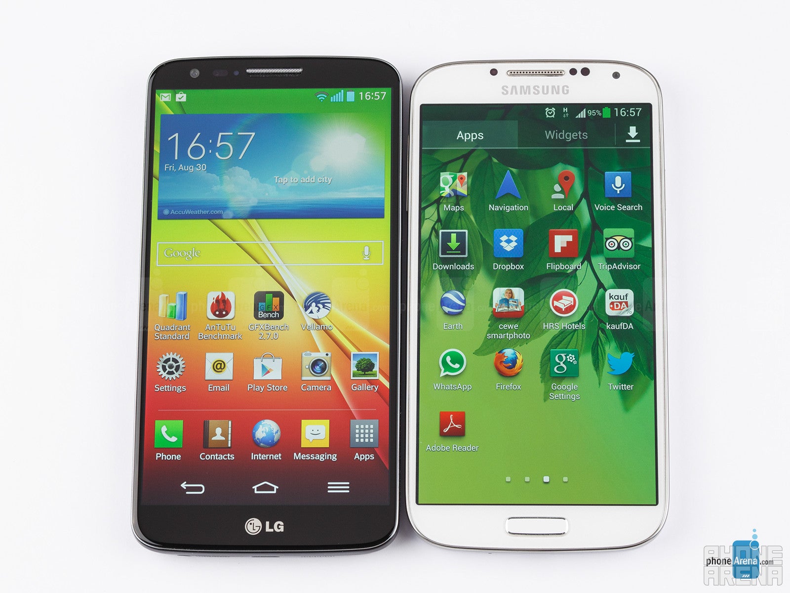 LG G2 vs Samsung Galaxy S4